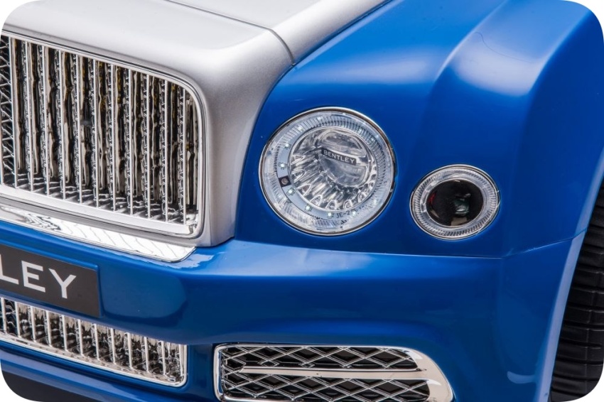 Auto Na Akumulator Bentley Mulsanne Niebieski Światła LED
